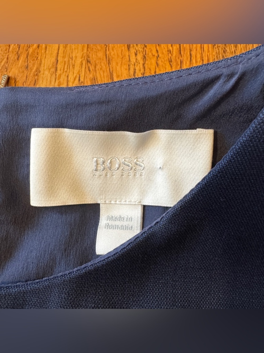 BOSS Hugo Boss Navy Virgin Wool
Dress & Blazer Set Size 4 - Picture 11 of 16